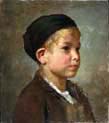 portrait of a boy with hat